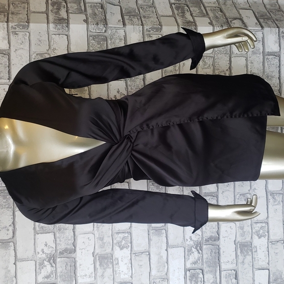 Fashion Nova Dresses & Skirts - Satin faux wrap dress sz xs